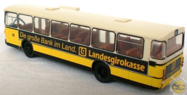 Modellbus "MB O305; SSB, Stuttgart - Werbung Landesgirokasse / Linie 86"